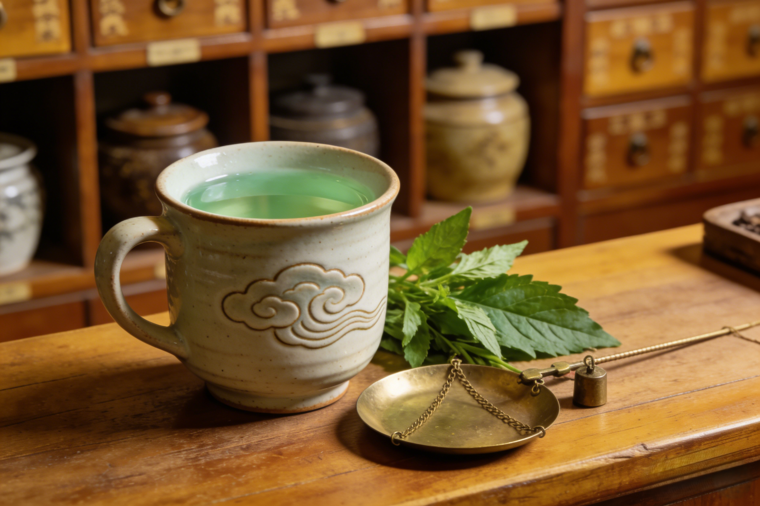 清涼青草茶